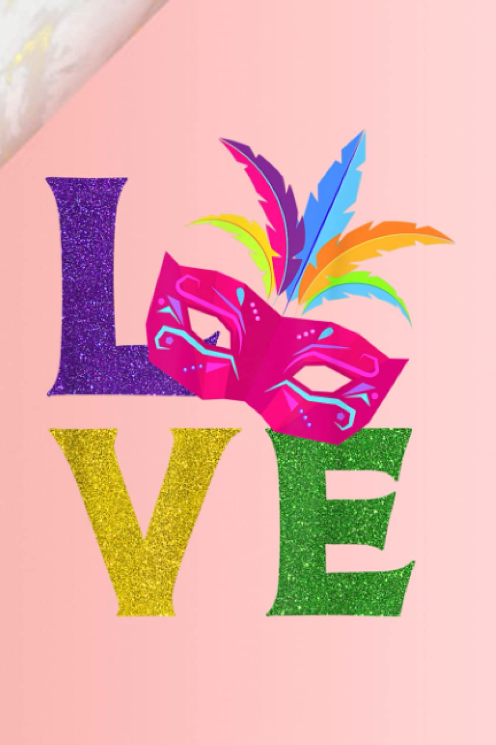 Plants And Lawn Care Log Book: New Orlean Carnival Pink Mask Party Love Mardi Gras