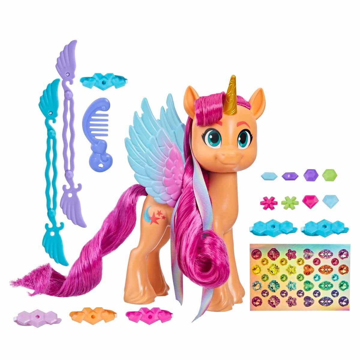 My Little Pony Kurdele Saç Tasarımlı Sunny Oyuncak Figür