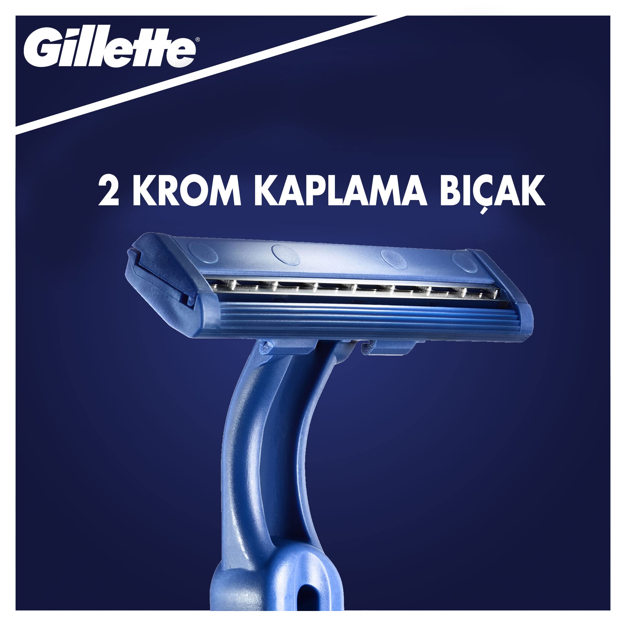 Gillette Blue2 Kullan At Erkek Tıraş Bıçağı 20'li