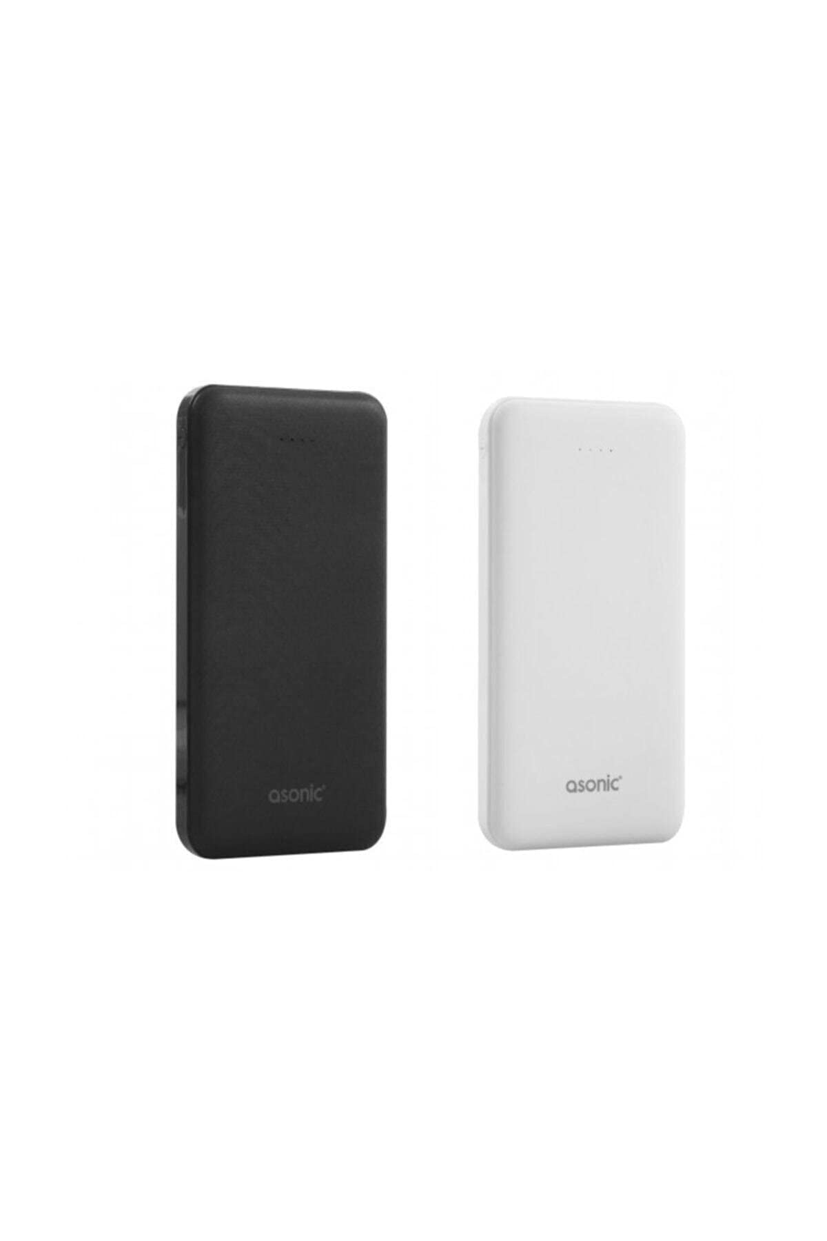 Asonic As-p10 10000mah 2*usb Output Powerbank Siyah Taşınabilir Pil Şarj Cihazı