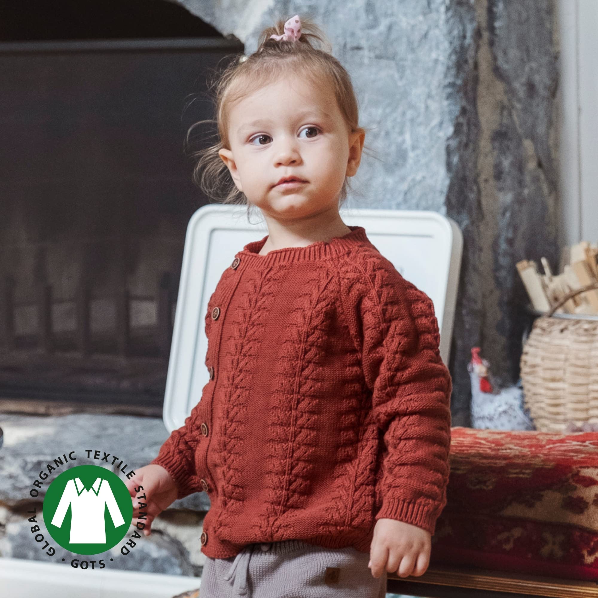 Mother's Secret %100 Organik Bebek Kazağı. GOTS Sertifikalı Gerçek Organik Pamuk (18-24 Ay)