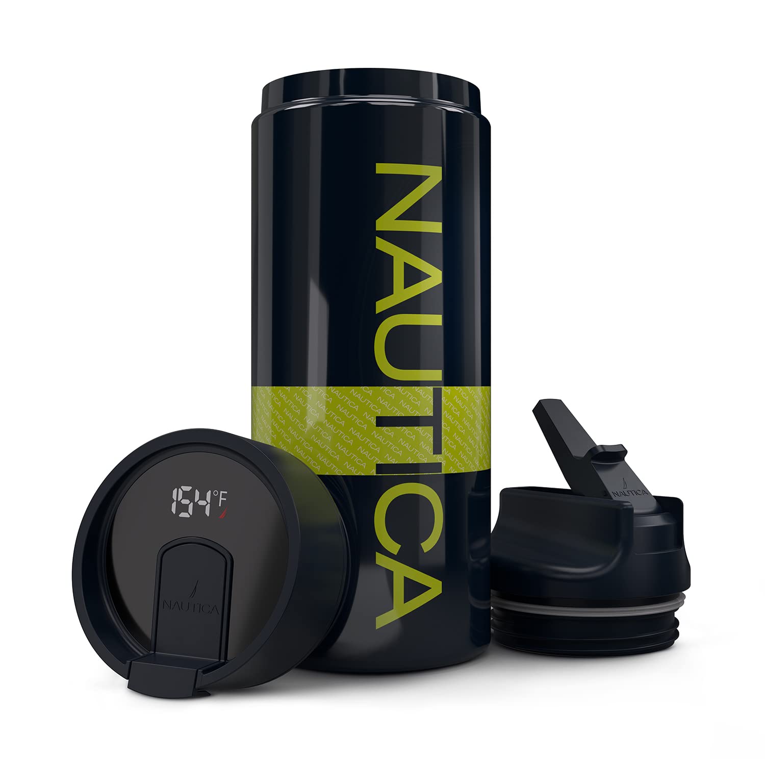Nautica NTM02 Sport Termos Paslanmaz Çelik 950 ml Navy Lime