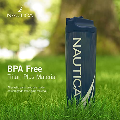 Nautica NTM02 Sport Termos Paslanmaz Çelik 950 ml Navy Lime
