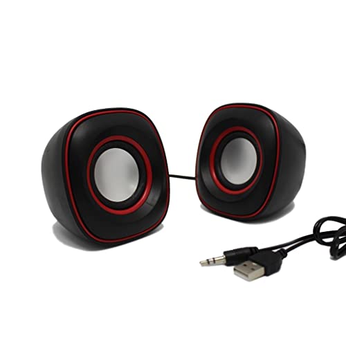 G-System D015 Stereo Usb Hoparlör Bilgisayar PC Tablet Notebook Kırmızı