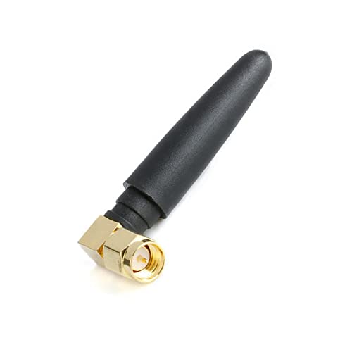 433Mhz RF 3dBi SMA Erkek 90 Derece Anten 5cm Kablosuz Haberleşme Modül Cihaz Omni Radyo