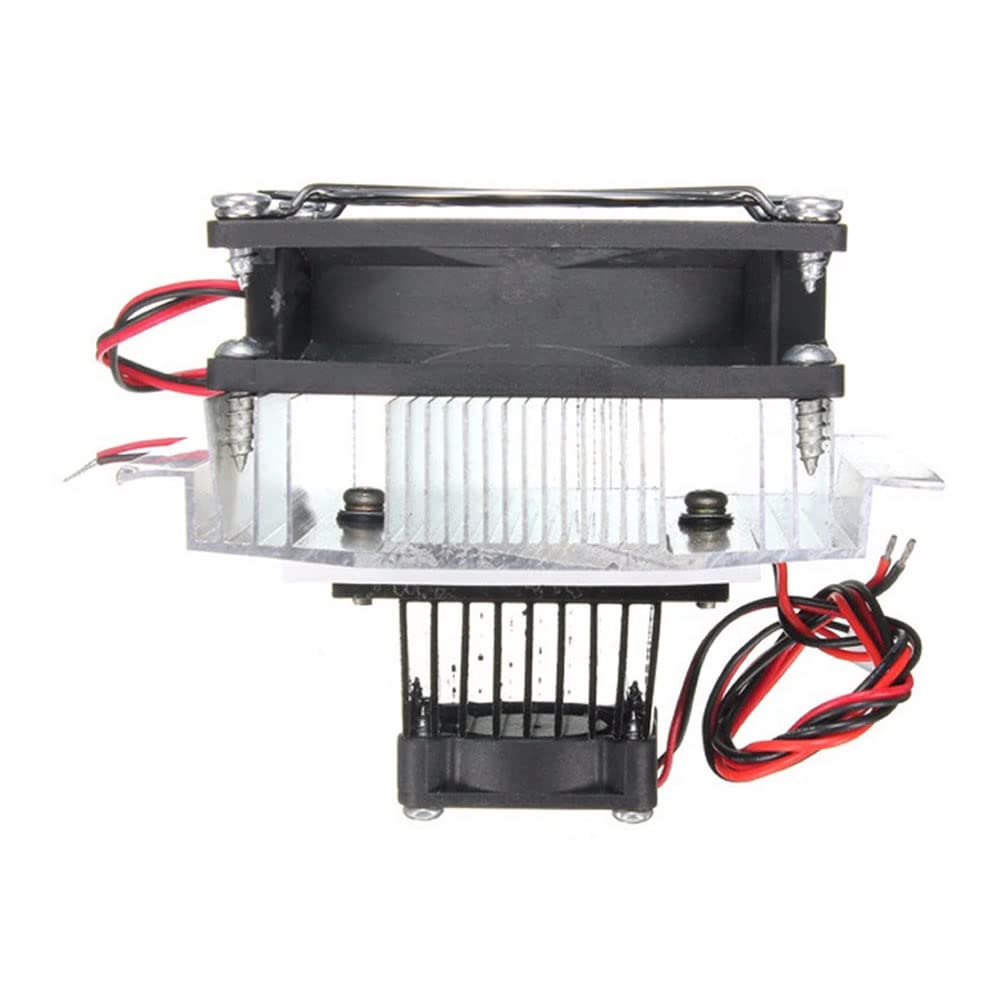 Termo Elektrik Peltier Hava Soğutucu Sistem DC 12V 6A 60W Mini Klima Buzdolabı Araba Soğuk Hava