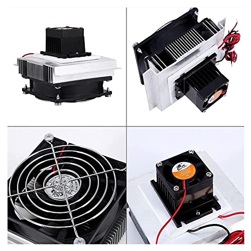 Termo Elektrik Peltier Hava Soğutucu Sistem DC 12V 6A 60W Mini Klima Buzdolabı Araba Soğuk Hava