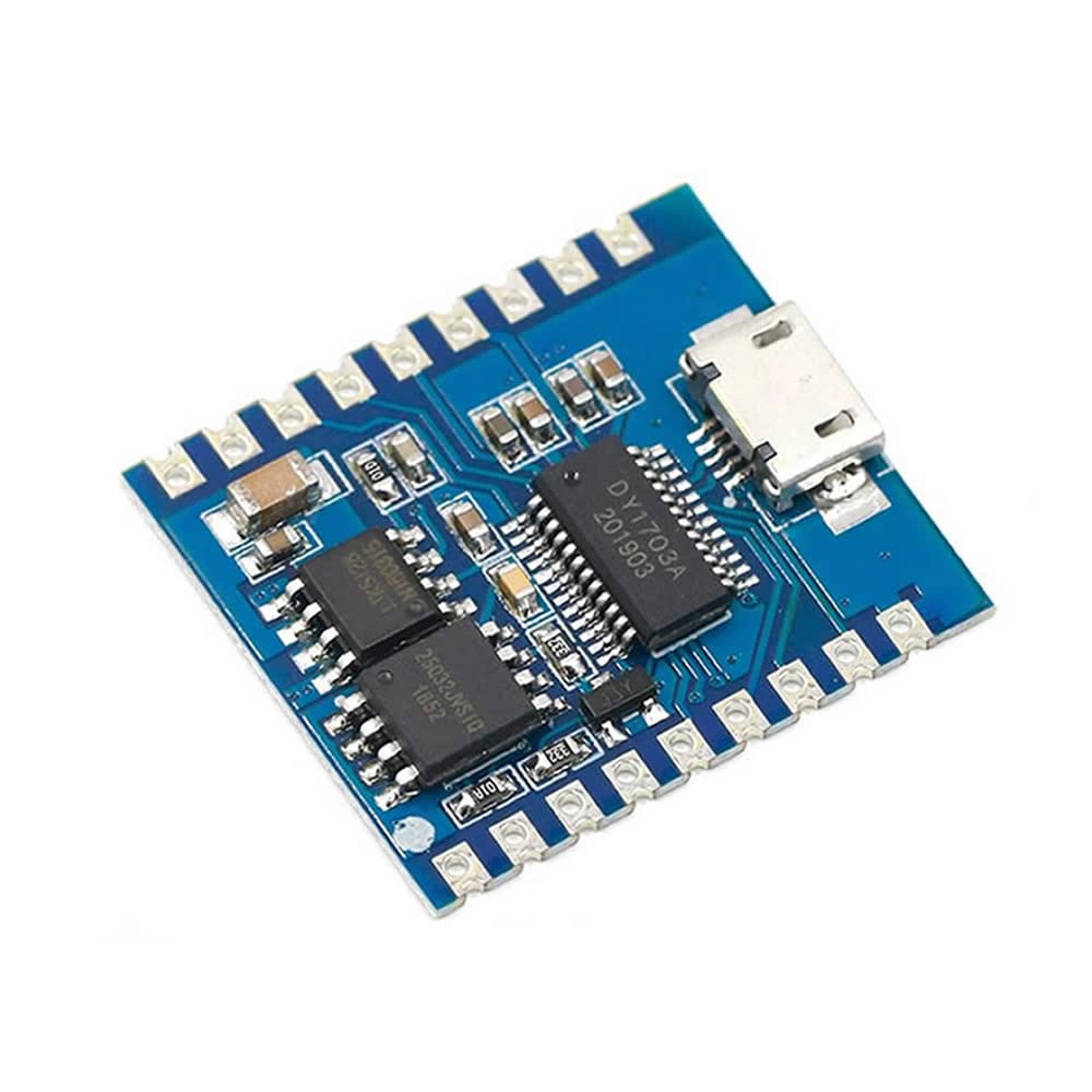 DY-SV17F MP3 Wav Ses Çalma Modülü 4Mbyte Hafıza Class D Amfi 5W 4-8Ohm Hoparlör Microusb Uart Buton Tetikleme Ürün Müze Otomobil Telefon Sesli Yönlendirme