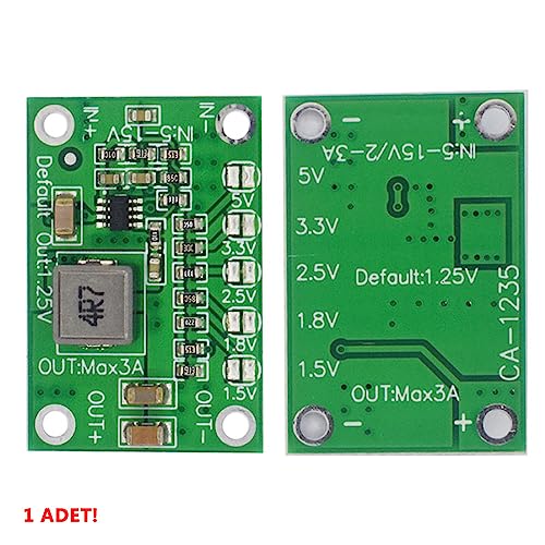 5-16V 3A Voltaj Düşürücü Modül CA-1235 DC DC Çevirici Ayarlanabilir Güç Kaynağı Step Down Power Module 5-16V To 1.25V 1.5V 1.8V 2.5V 3.3V 5V