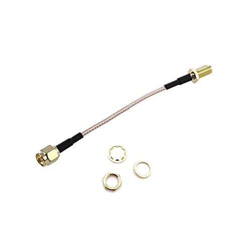 RG316 10cm SMA Erkek Dişi Kablo RF Uzatma Kablosu 50 Ohm 0-6Ghz Koaksiyel Wifi Gsm Gprs Anten Modem Lora Helium Kablosuz Haberleşme