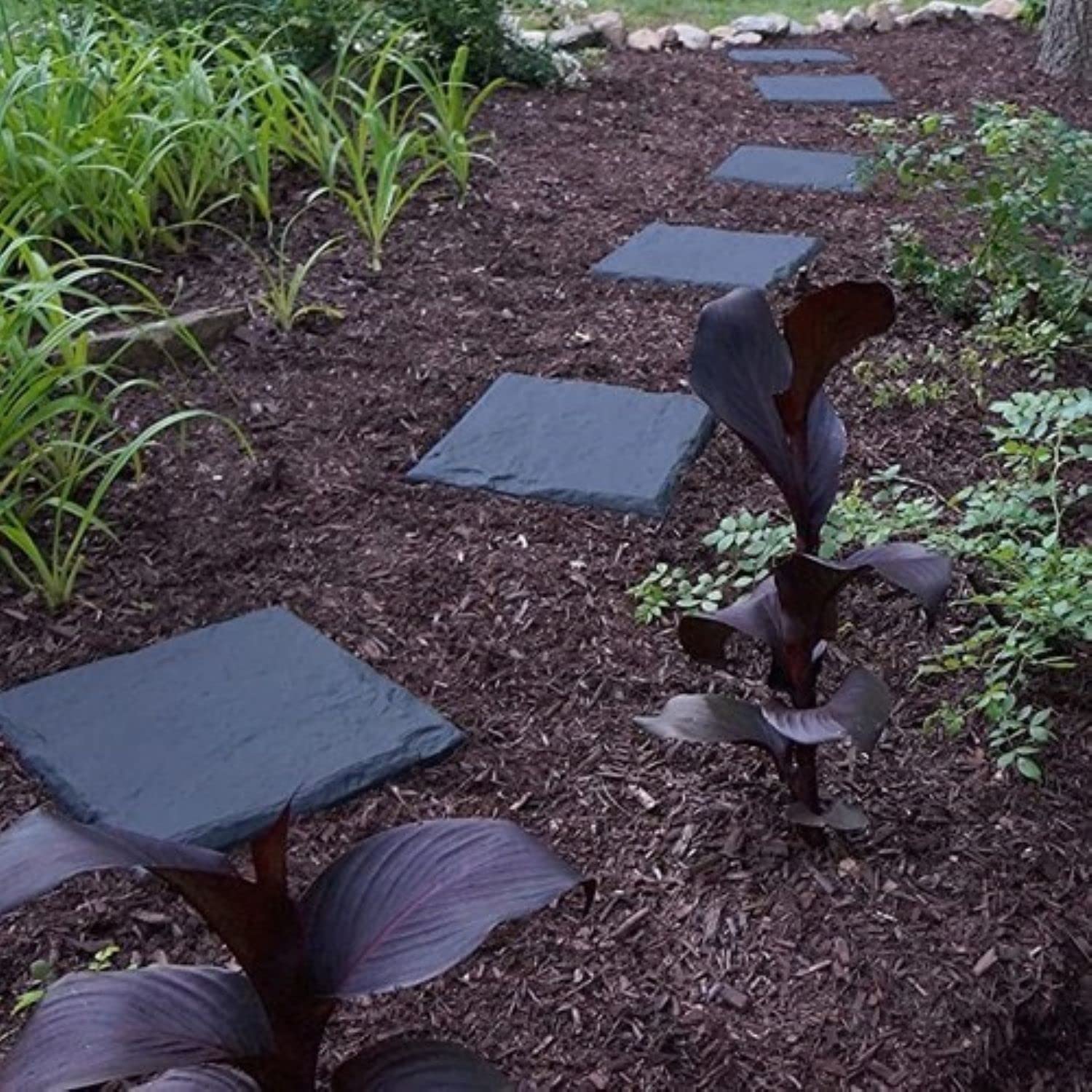 Renkli Evim Dekoratif Basamak Taşları - Dış Mekan Yolu - Bahçe Dekoratif Yürüyüş Yolu (8)