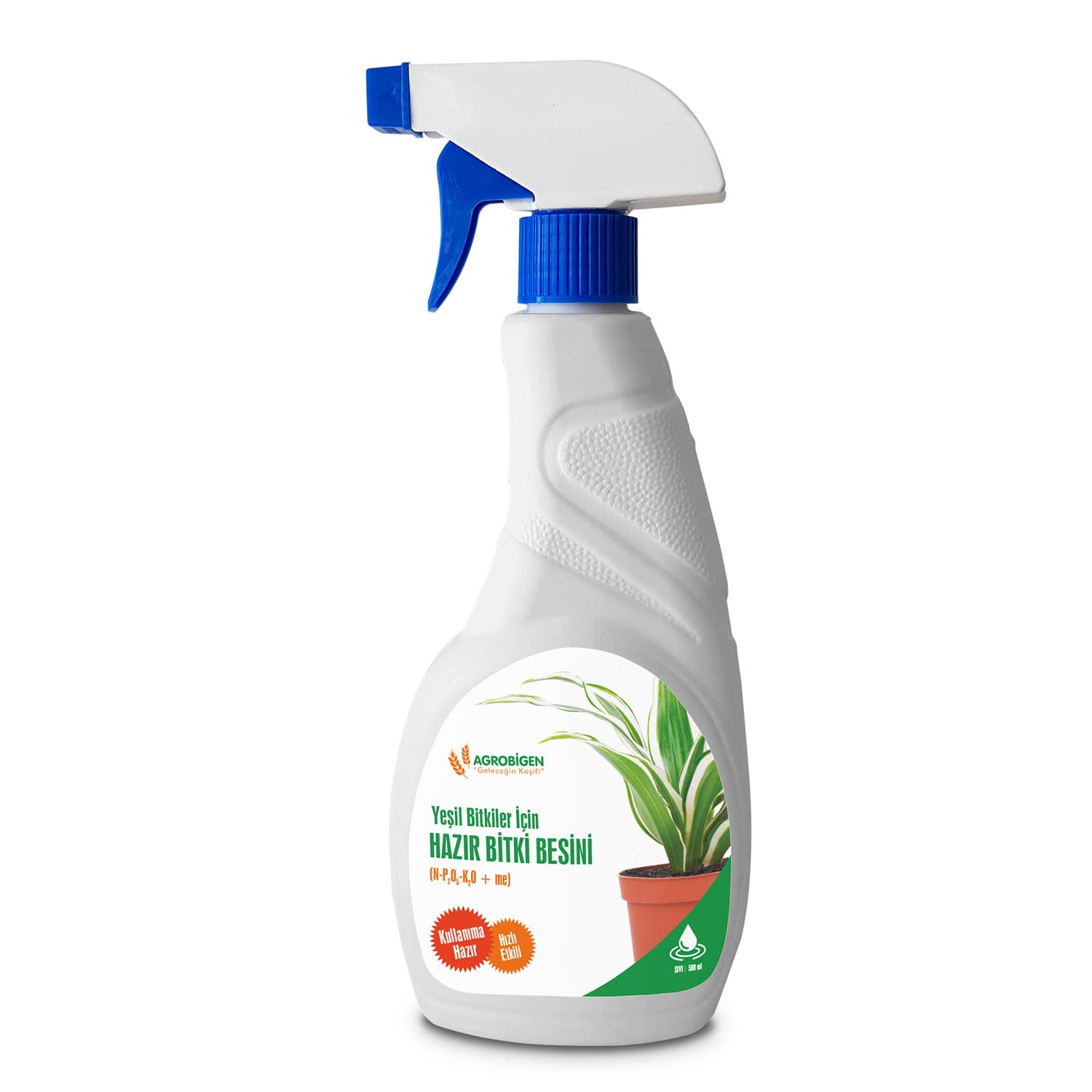 Agrobigen Yeşil Bitkiler için Bitki Besini (Sprey Sıvı-1 adet)