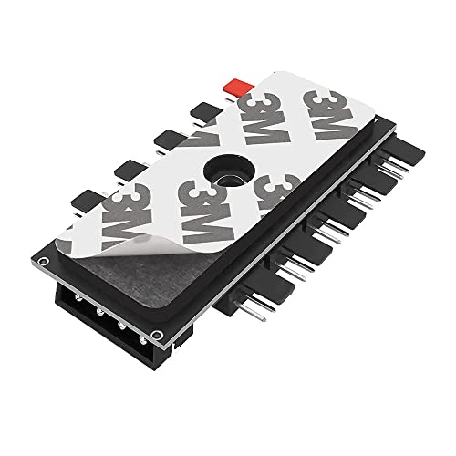10 Port Fan Çoğaltıcı Hub Kartı IDE Güç Giriş Soketi 12V 3 4 Pin