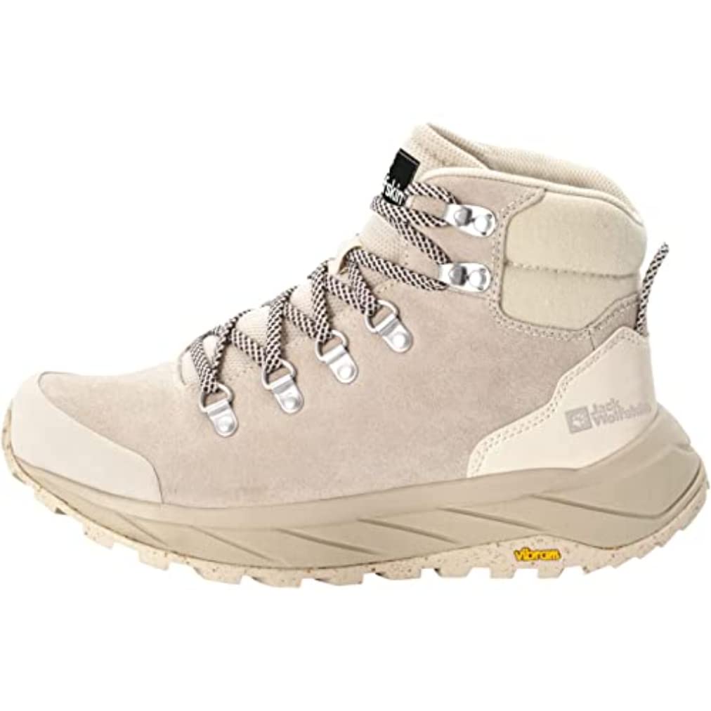 Jack Wolfskin TERRAVENTURE URBAN MID W Kadın Outdoor Ayakkabı, Bej, 36