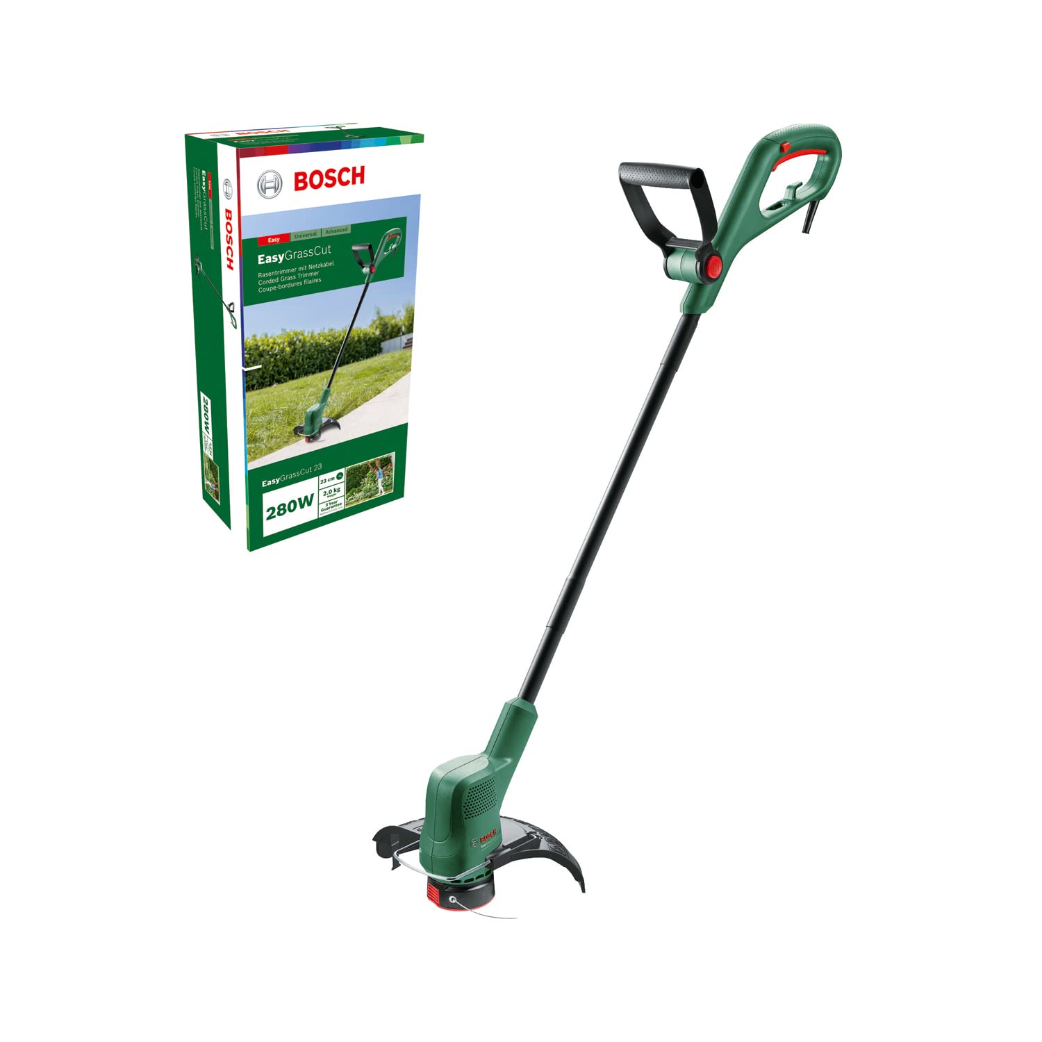 Bosch Home And Garden Easygrasscut 23 Elektrikli Çim Biçme Makinesi (280 Watt, Kesme Çapı 23 Cm, Kar