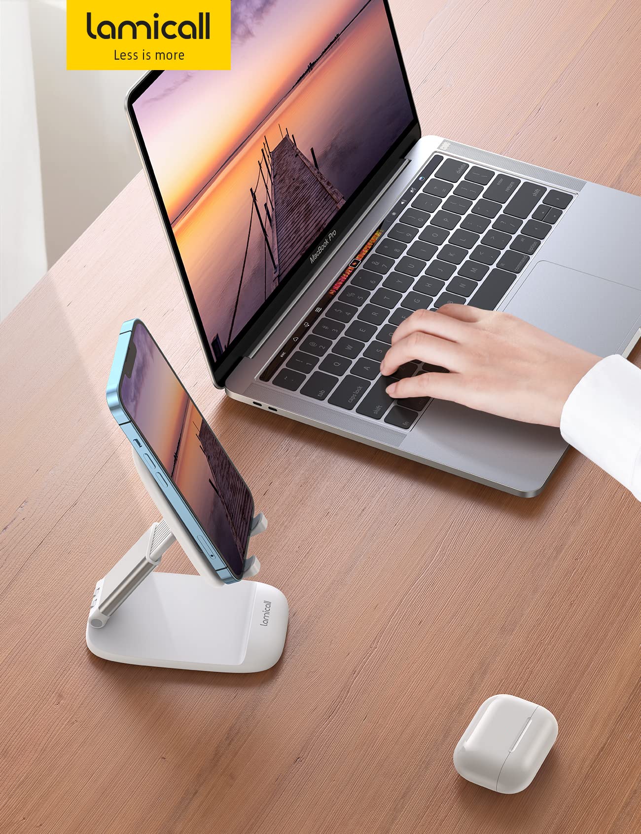 Lamicall Anne Anne için, Beyaz Cep Telefonu Standı, Baba Gençler Kız Erkek için Doğum Günü Hediyeleri iPhone Tutucu için Masa Aksesuarları