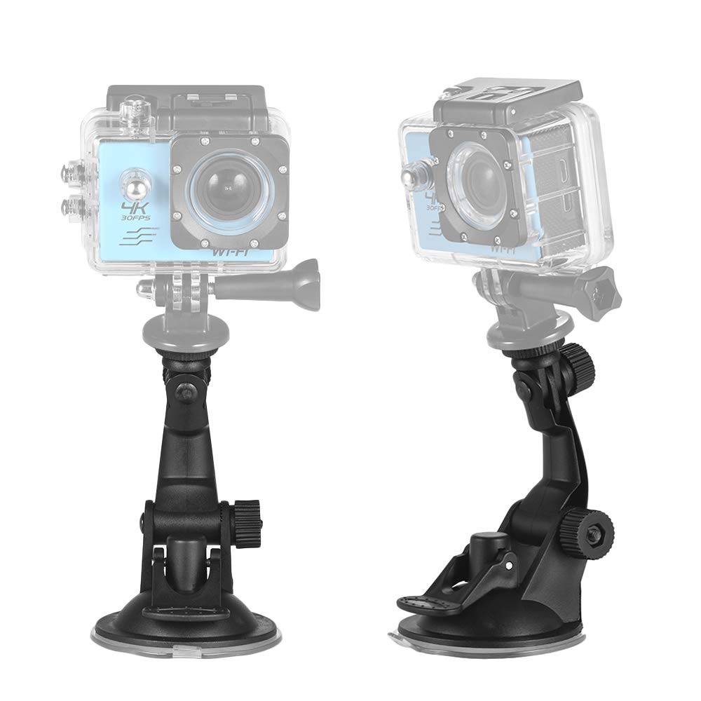 Honorall Eylem Kamera Aksesuarları Araba Vantuz Dağı + GoPro hero 7/6/5/4 / YI için Tripod Adaptörü