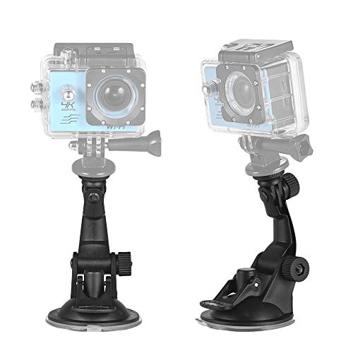 Honorall Eylem Kamera Aksesuarları Araba Vantuz Dağı + GoPro hero 7/6/5/4 / YI için Tripod Adaptörü