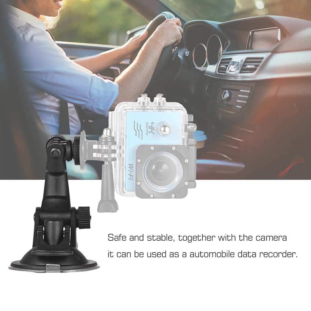 Honorall Eylem Kamera Aksesuarları Araba Vantuz Dağı + GoPro hero 7/6/5/4 / YI için Tripod Adaptörü