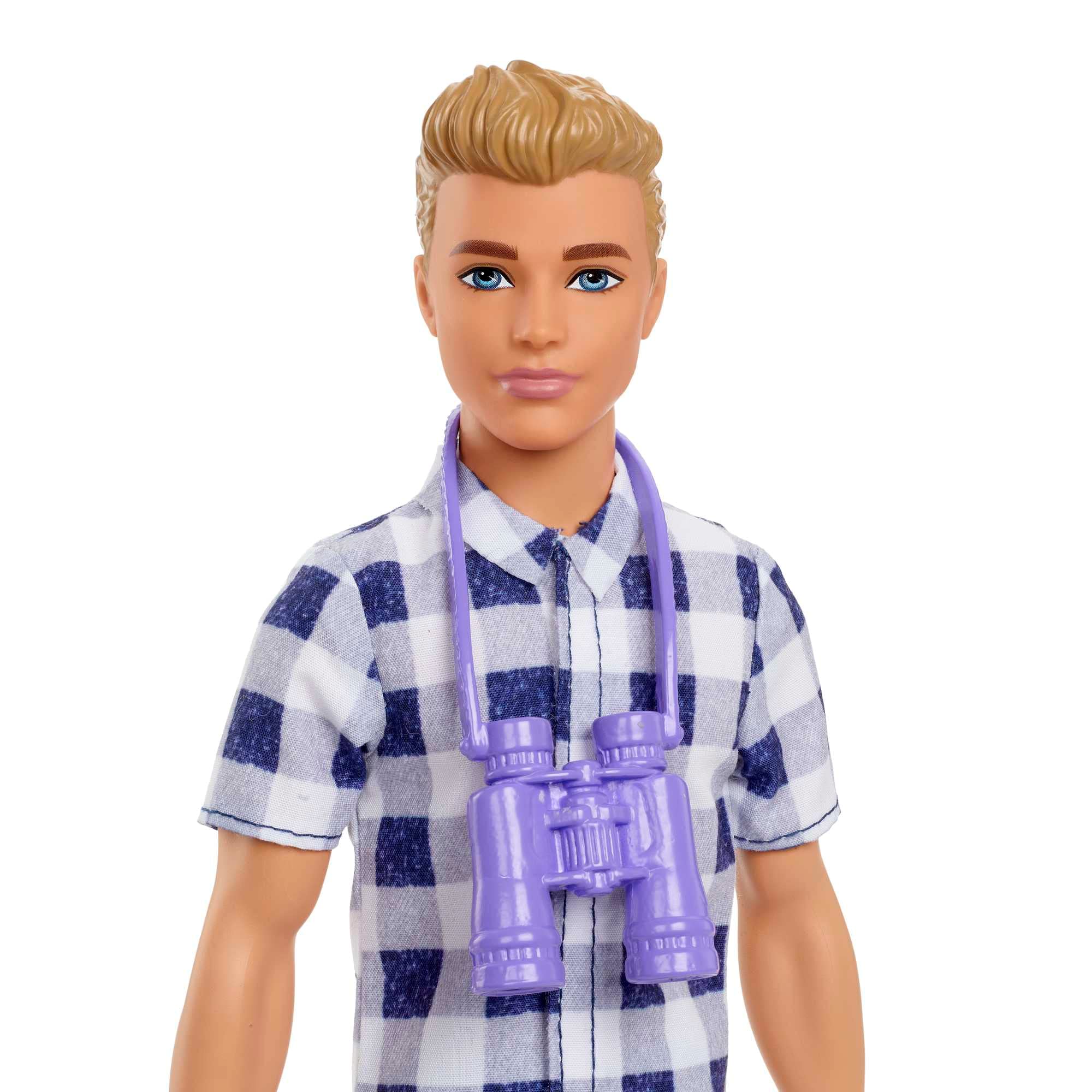 Barbie Ken Kampa Gidiyor Oyun Seti Ken ve aksesuarları, 3 yaş ve üzeri için oyuncak HHR66