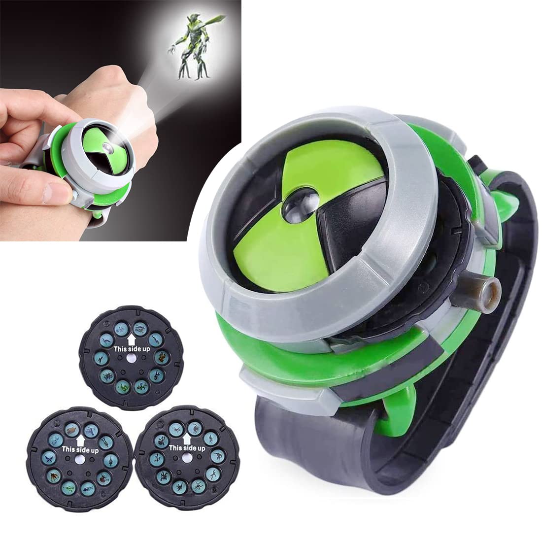 Grostmend Ben 10 İzle Oyuncaklar Ben 10 Omnitrix İzle Çocuklar için Ben Ten Ultimate Alien Projektör Izle Oyunları Action Figure Doğum Günü Hediyeleri
