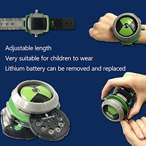 Grostmend Ben 10 İzle Oyuncaklar Ben 10 Omnitrix İzle Çocuklar için Ben Ten Ultimate Alien Projektör Izle Oyunları Action Figure Doğum Günü Hediyeleri