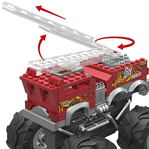 MEGA Hot Wheels HW 5 Alarm Monster Truck İtfaiye Aracı