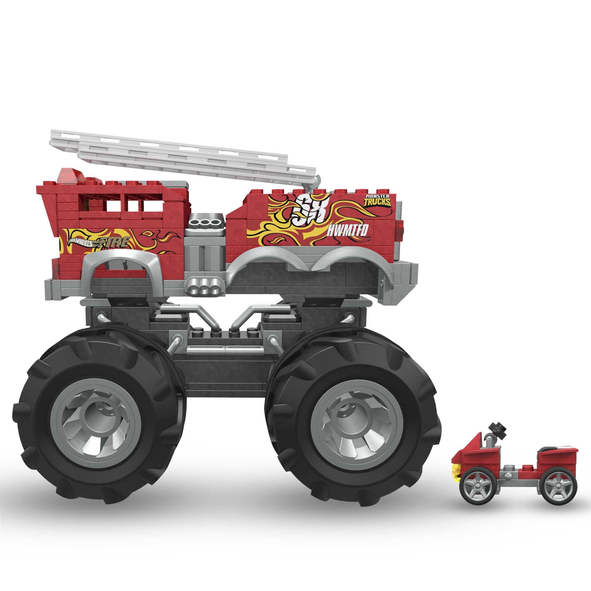 MEGA Hot Wheels HW 5 Alarm Monster Truck İtfaiye Aracı