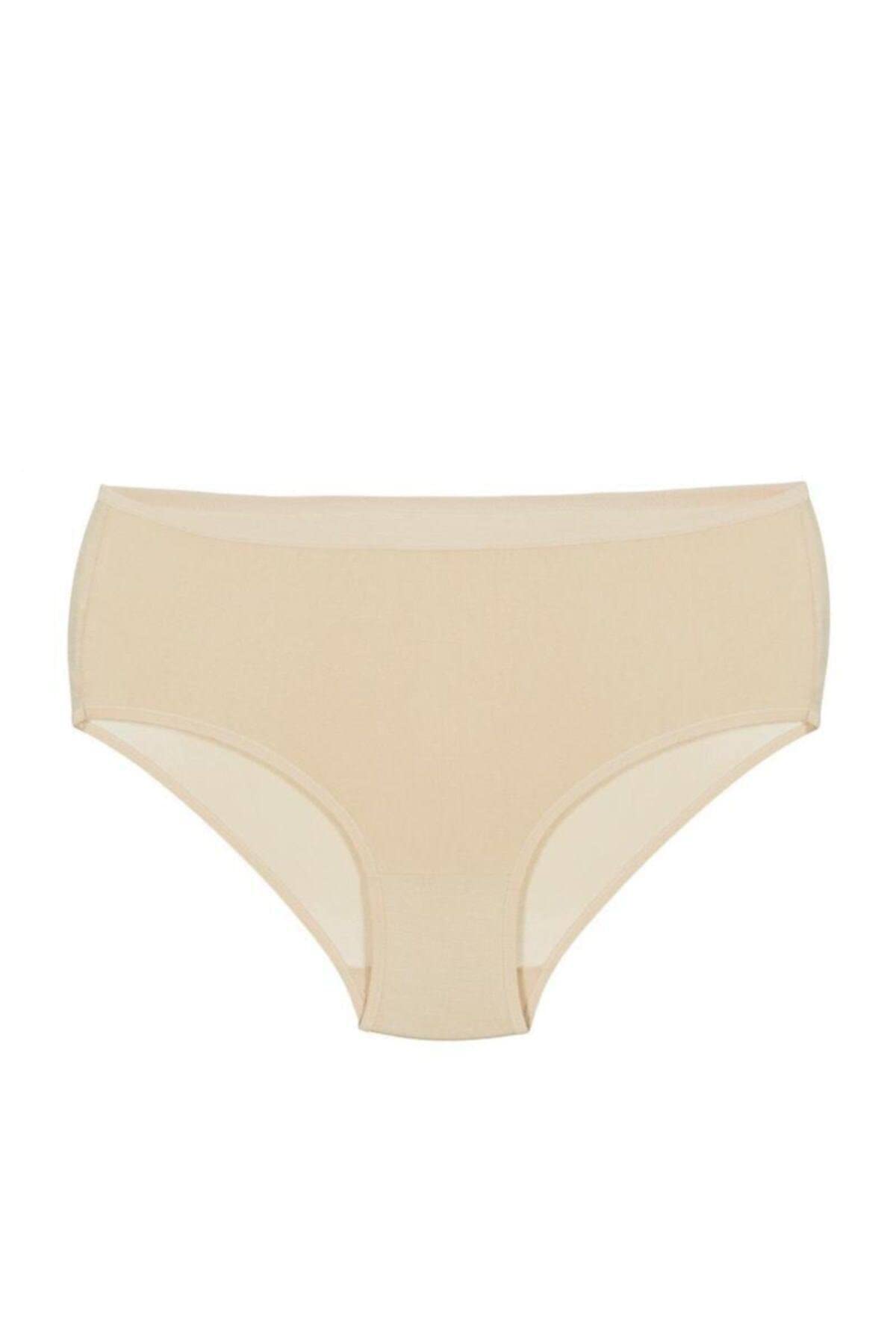 Jel Lingerie Jel 6 Adet Ten Rengi Bambu Külot Pembe M