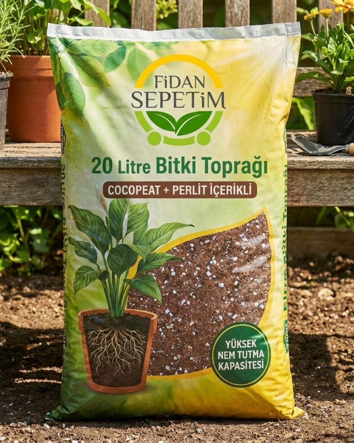 Fidan Sepetim 20 litre Bitki Toprağı