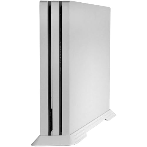 CKXIN PS4 Pro için Dikey Stand, Dahili Soğutma Havalandırma Delikleri ve Kaymaz Ayaklar Playstation 4 Pro Konsol için Sabit Taban Montajı, Beyaz