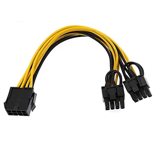 PrimeX PX-4302-8 8 pin to 2x8 Pin PSU Ekran Kartı Güç Çevirici Kablo,%100 Saf Bakır 8pin Çevirici Kablo