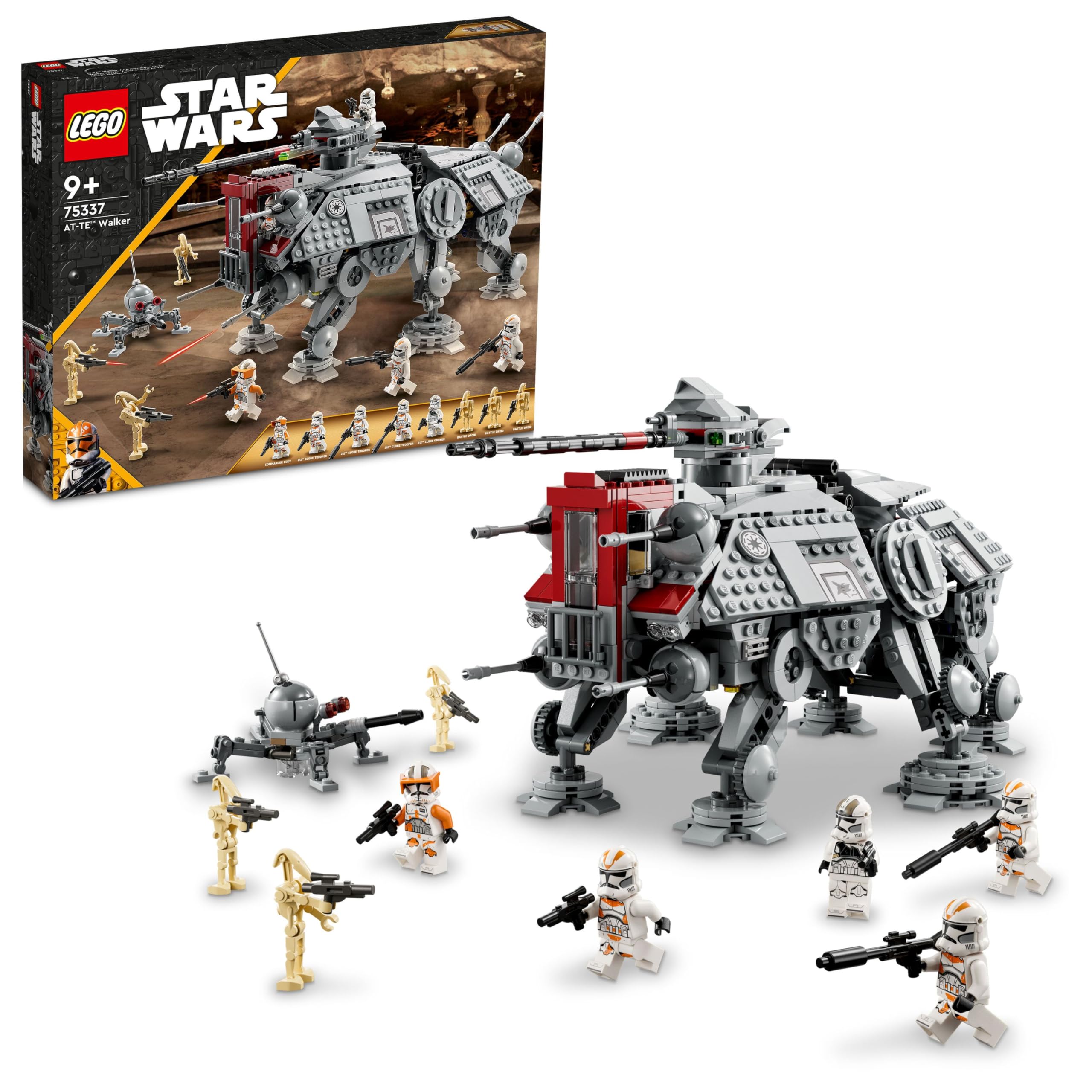 LEGO® Star Wars™ AT-TE™ Walker 75337-9 Yaş ve Üzeri Çocuklar için Oyuncak Yapım Seti (1082 Parça)