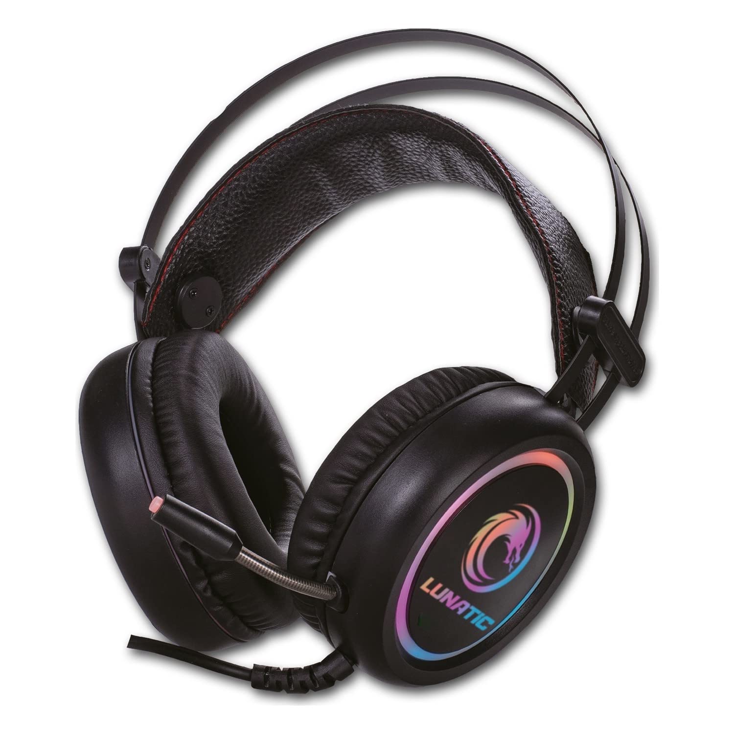 Lunatic Combative Full RGB 7.1 USB Surround Oyuncu Mikrofonlu Kulaklık
