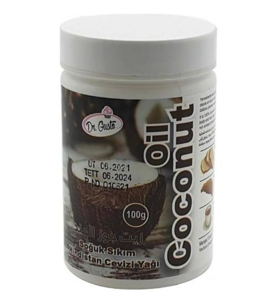 Dr. Gusto Soğuk Sıkım Hindistan Cevizi Yağı 100 gr