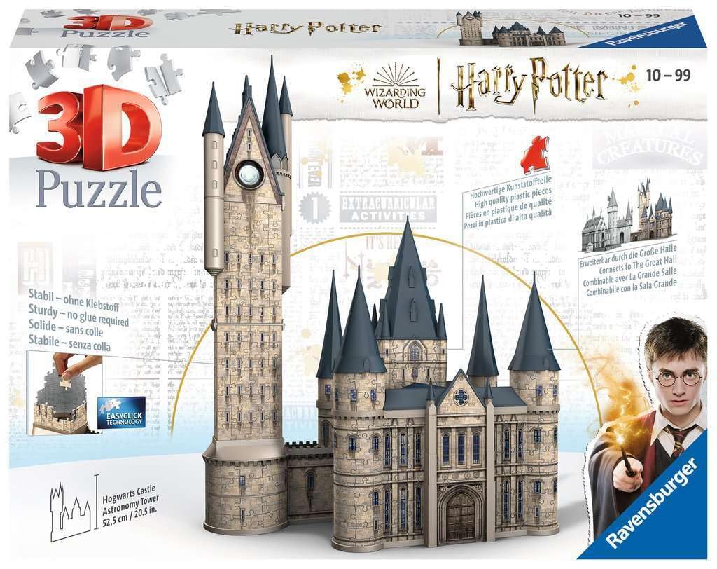 Ravensburger, 3D Puzzle Harry Potter Astronomi Kulesi, Yetişkin Puzzle