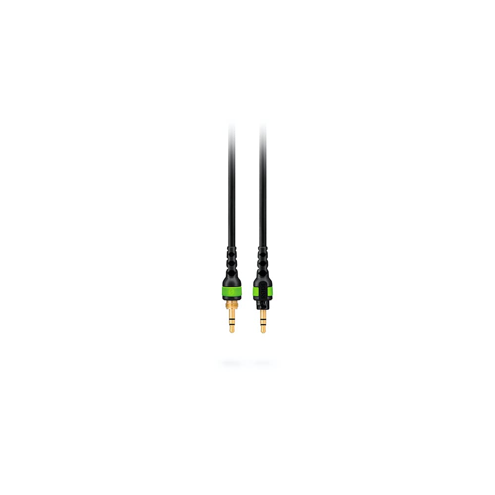 RØDE NTH-100 kulaklık için NTH kablosu, 2,4 m uzunluk, yüksek kaliteli 3,5 mm TRS TRS kablosu, 6,35 mm vida adaptörü dahil (siyah)
