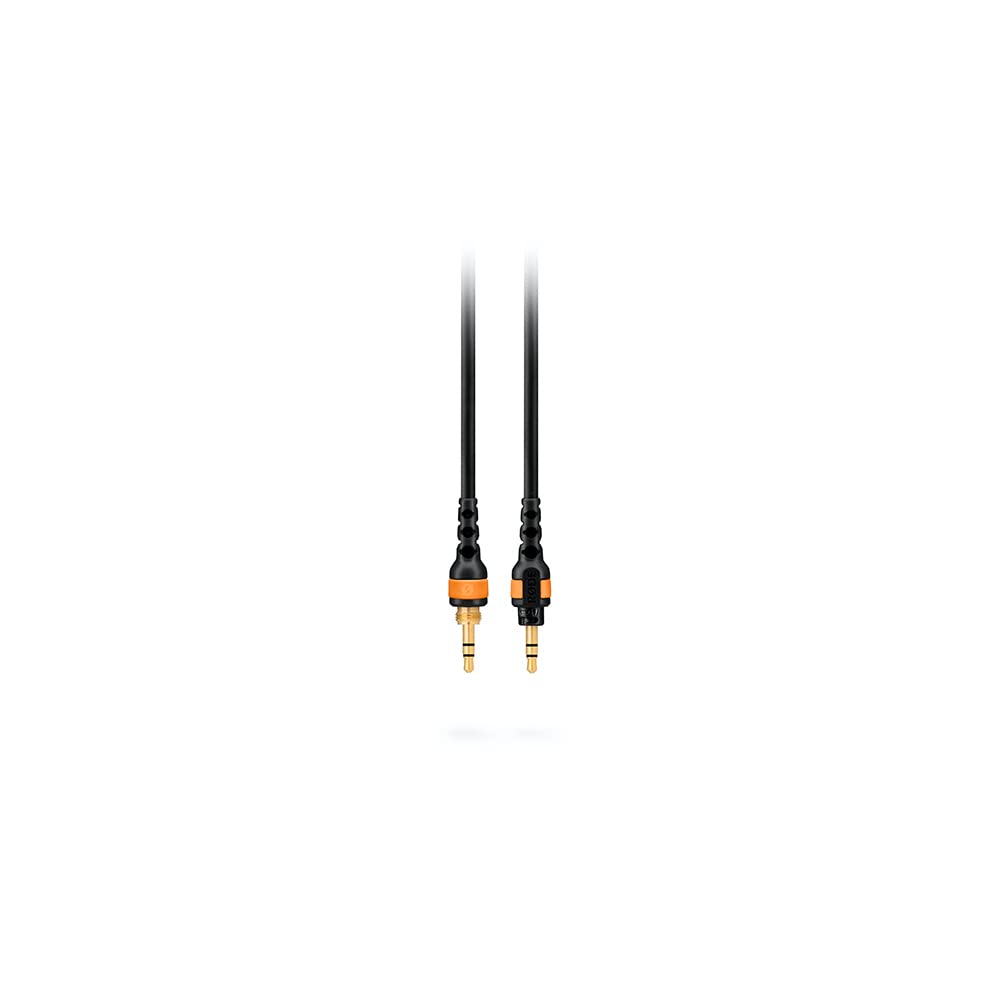 RØDE NTH-100 kulaklık için NTH kablosu, 2,4 m uzunluk, yüksek kaliteli 3,5 mm TRS TRS kablosu, 6,35 mm vida adaptörü dahil (siyah)