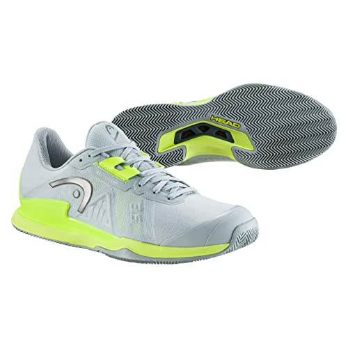 Head Sprint Pro 3.5 Toprak Kort Erkek Tenis Ayakkabı Gri - 40
