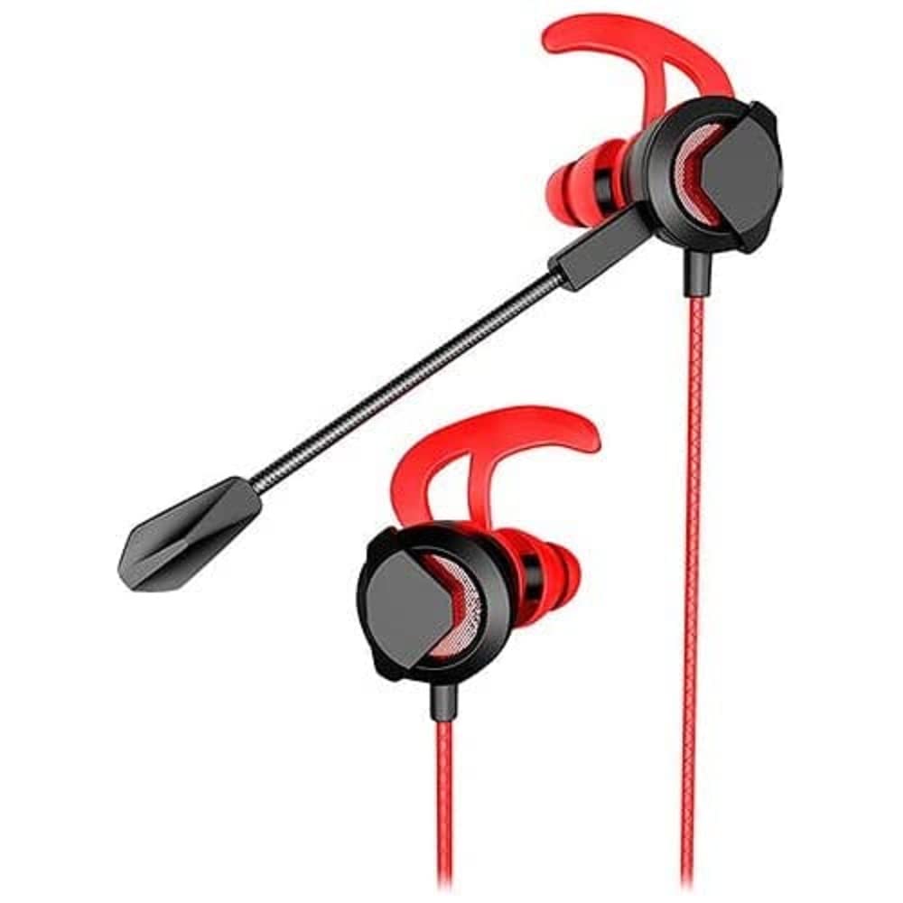 Rampage MG-6 Oyuncu Mikrofonlu Kulaklık 3.5 mm, Kırmızı