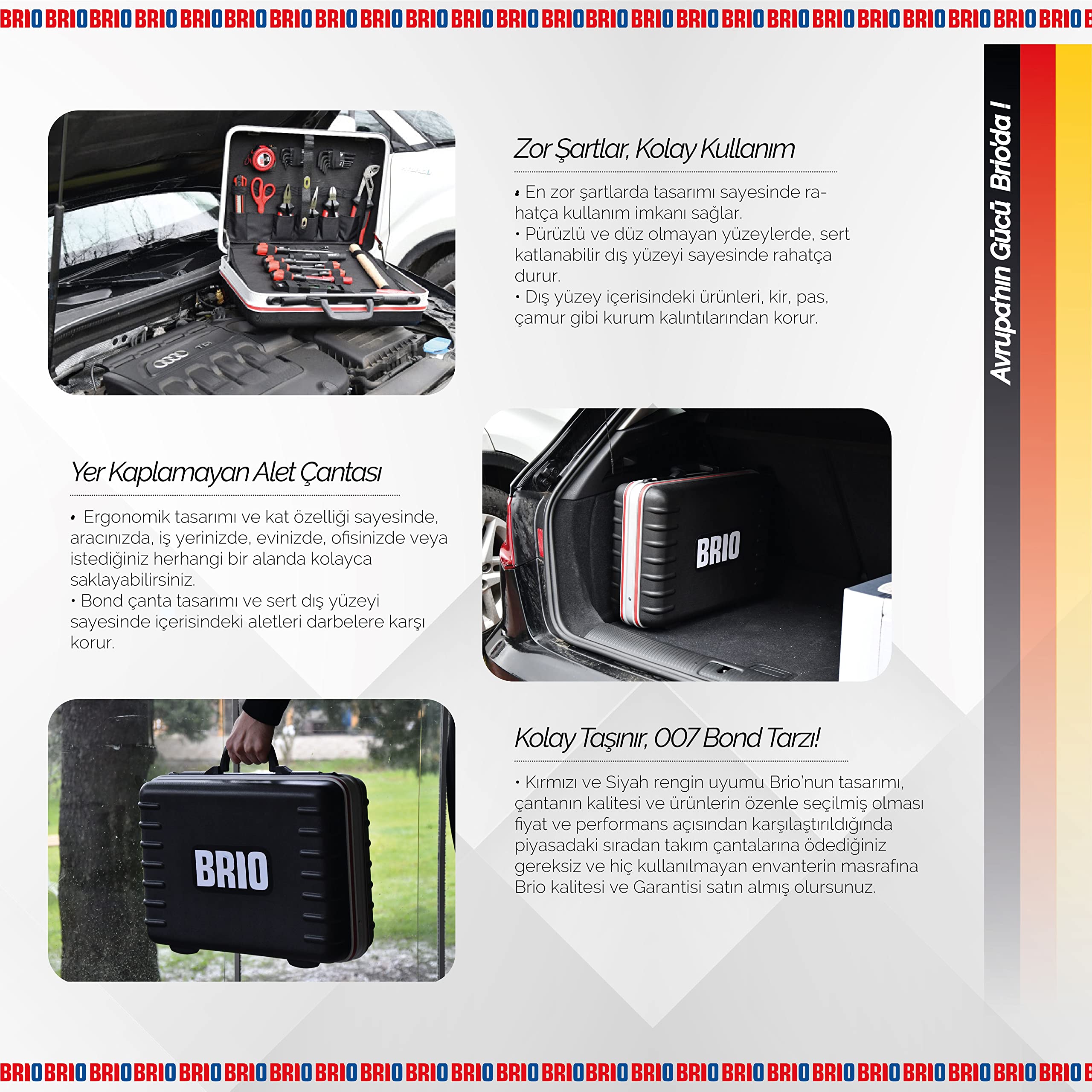 Brio Takım Çantası 007 Bond Pro Home X 159 Parça