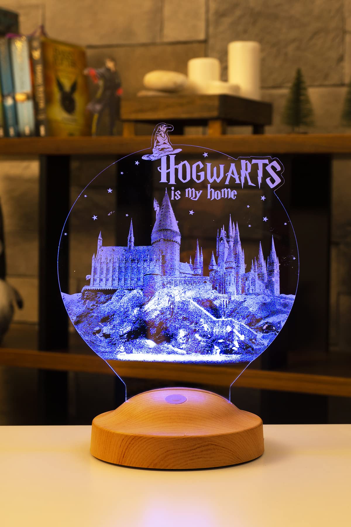 Harry Potter Hogwarts Gece Lambası, Harry Potter Hayranlarına Hediye Led Lamba