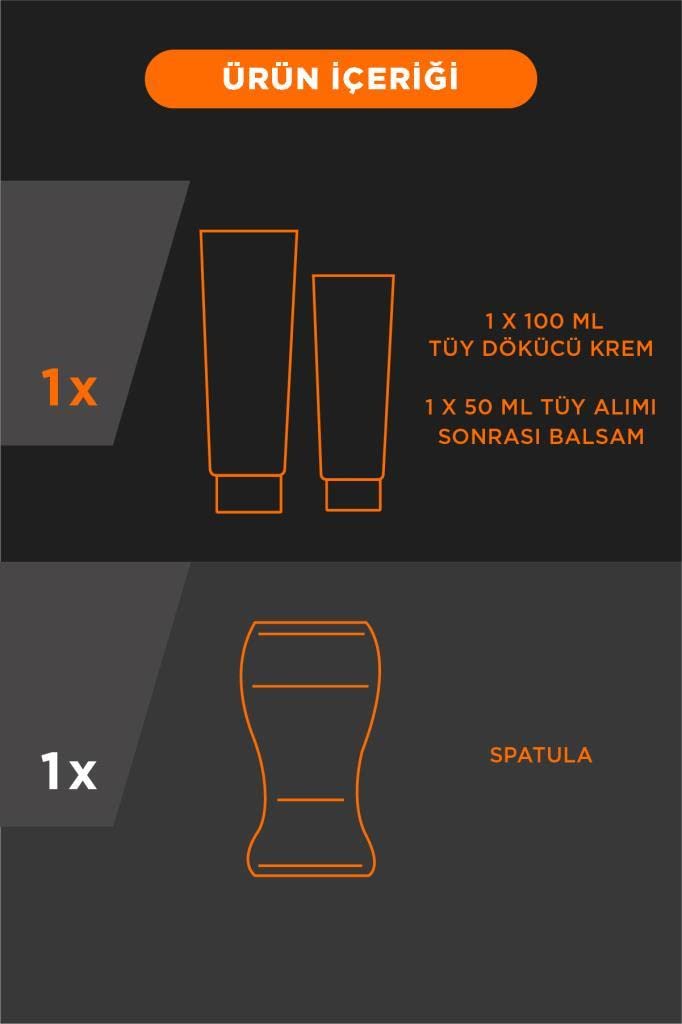 Veet Men Özel Bölgeler İçin Krem & Balsam Tüy Dökücü Krem Seti 100 + 50 ml