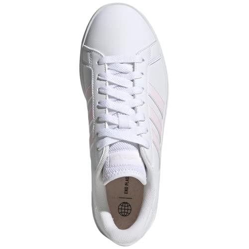 adidas Grand Court Base 2.0 Kadın Spor Ayakkabı, Beyaz, 38 2/3