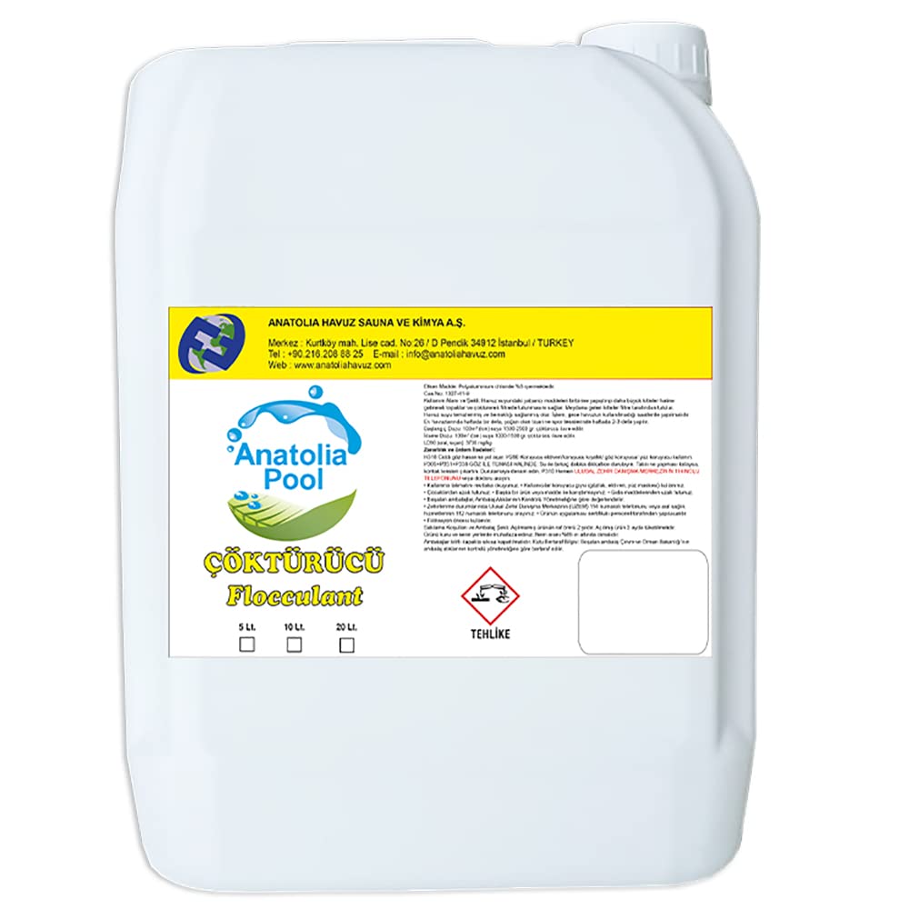 Anatolia Pool Çöktürücü 5 Lt (Flocculant/Çökeltici/Topaklayıcı)