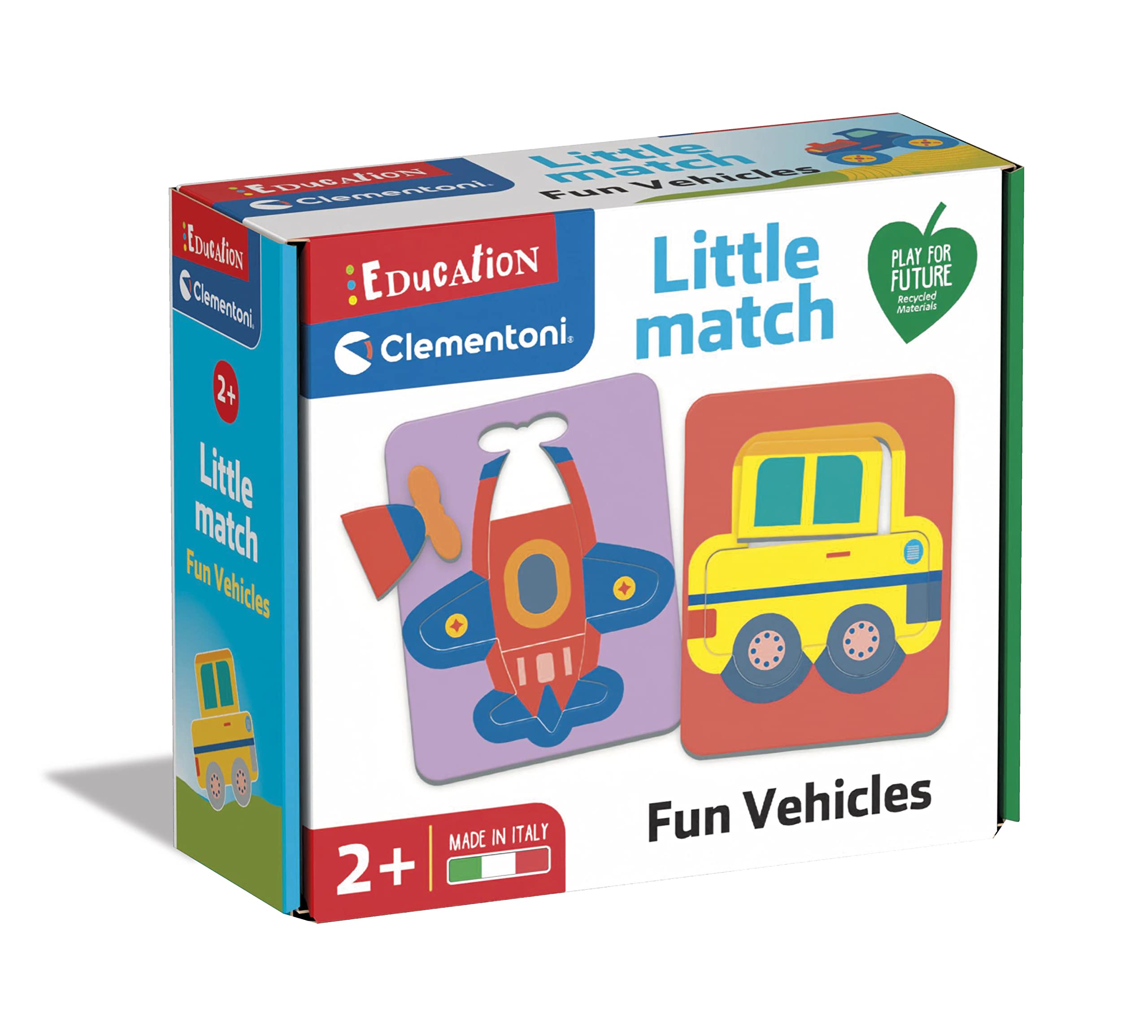 Clementoni 16718TR Little Match - Eğlenceli Araçlar +2 yaş