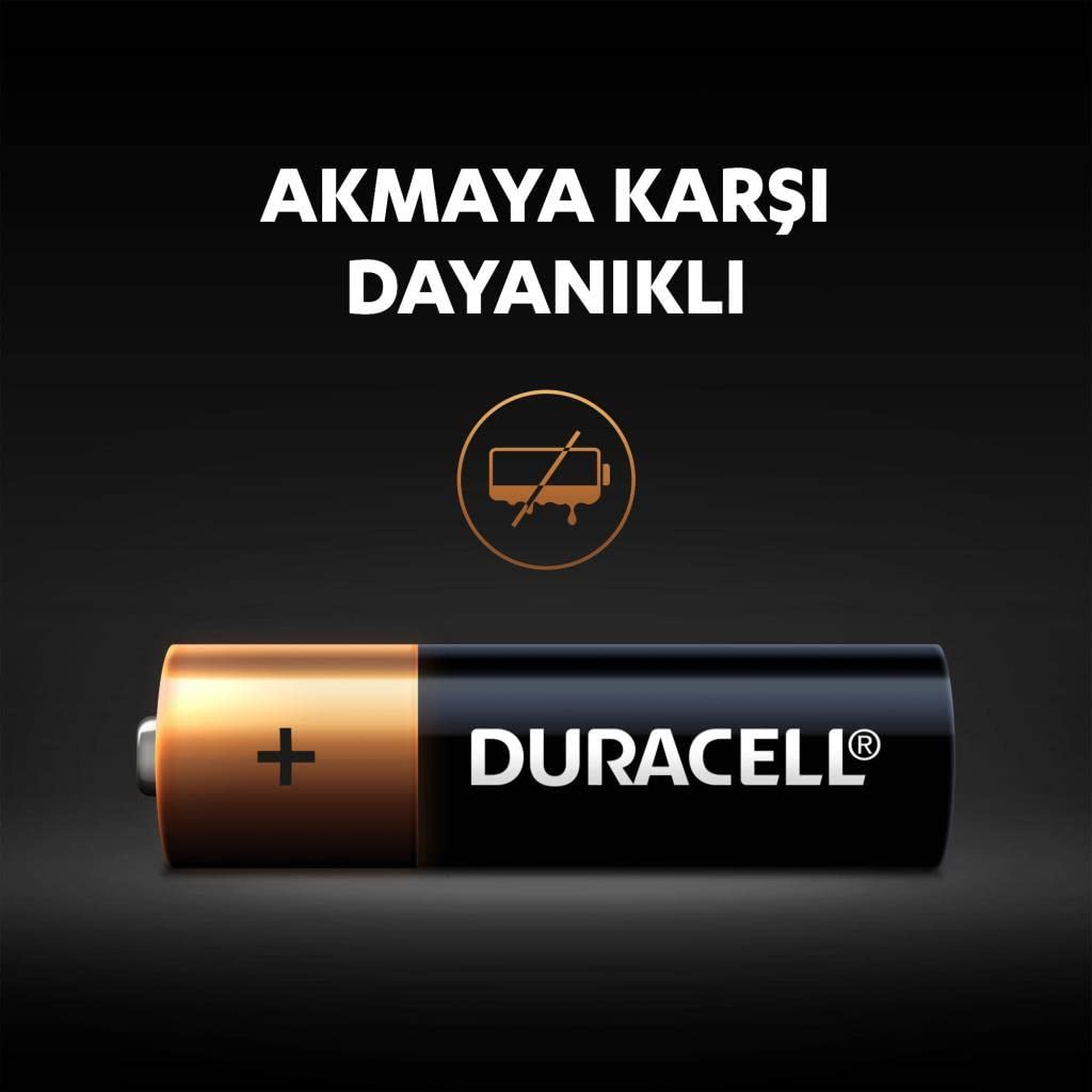 Duracell Alkalin AA Kalem Piller, 20 Li Paket