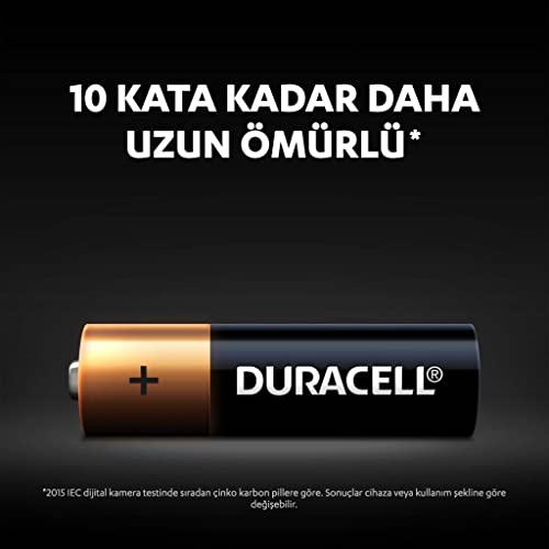 Duracell Alkalin AA Kalem Piller, 20 Li Paket