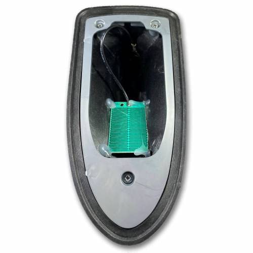 eraks car accesories Oto Balık Sırtı Anten Elektrikli Köpekbalığı Balina Tavan Anteni Gri Renk | Ücr