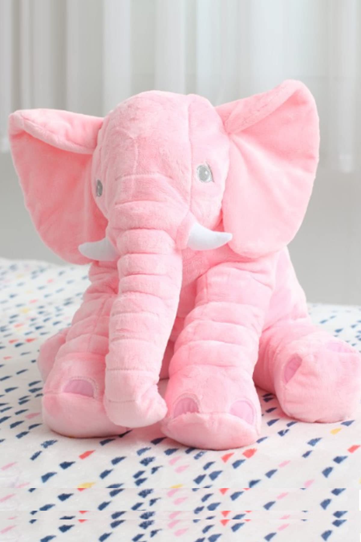 IRK Lemoon Uyku Arkadaşı Uyku Fili 90 cm PEMBE